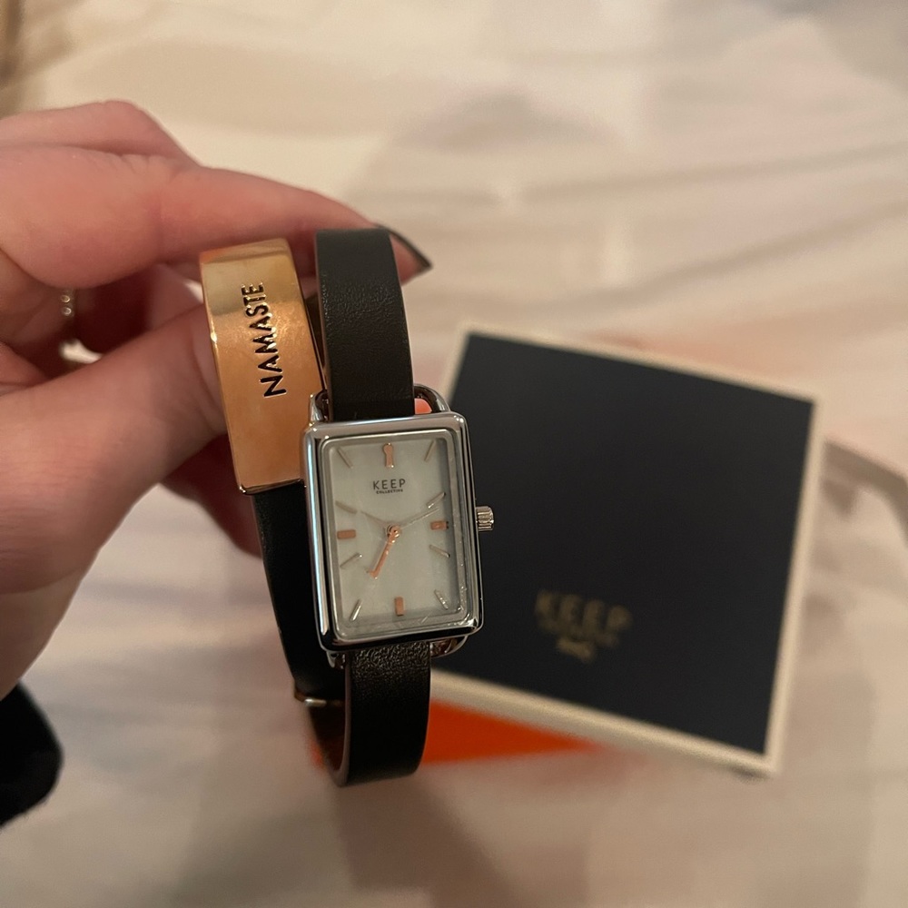 Keep leather watch
